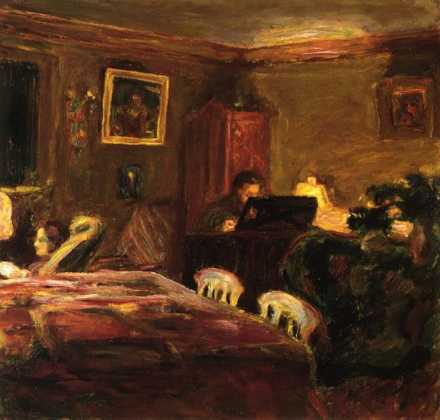 Interior - Claude Terrasse at the Piano, 1907
