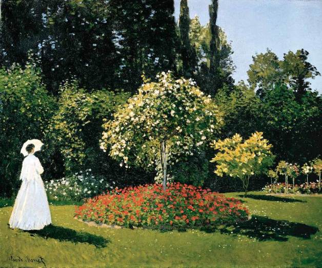 woman in the garden