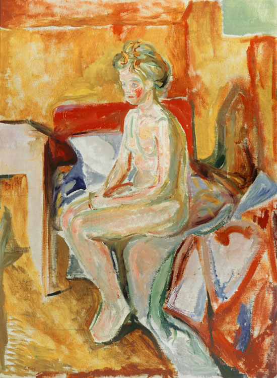 Nude on a Bed